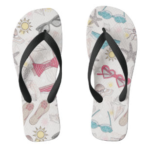 Cute Summer Abstract Pattern Jandals
