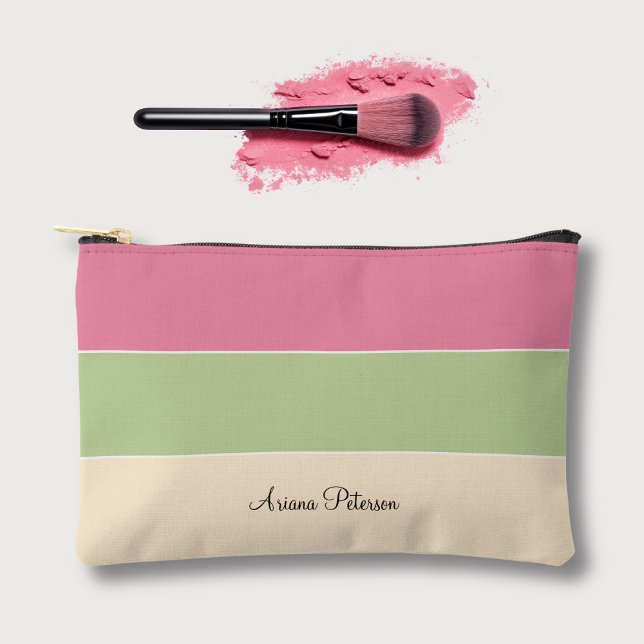 Cute Summer Beautiful Colorblock Accessory Pouch (Creator Uploaded)