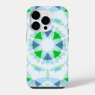 Cute Summer Blue Pretty Green Magic Star Girl’s iPhone 14 Pro Case