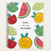 Cute Summer Fruit Pattern Daily and Monthly