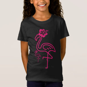Cute Summer Girly Flamingo  T-Shirt
