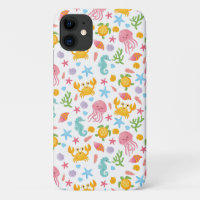 Cute Summer Ocean Sea Life Seahorse Seashells
