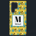 Cute Summer Vacation Elements Samsung Galaxy Case<br><div class="desc">You can personalise the text and change the colour by clicking the "Personalise" button. Have a lovely day!</div>