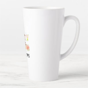 cute summer vibes shirt for kids. latte mug