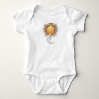 Cute Sun and Moon Baby Bodysuit