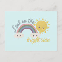 Cute Sun, Cloud & Rainbow: Look on the Bright Side
