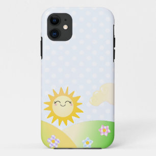 Cute sun kawaii cartoon Case-Mate iPhone case