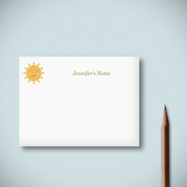 Cute Sun Post-it Notes (Cute Sun Post-it Notes)