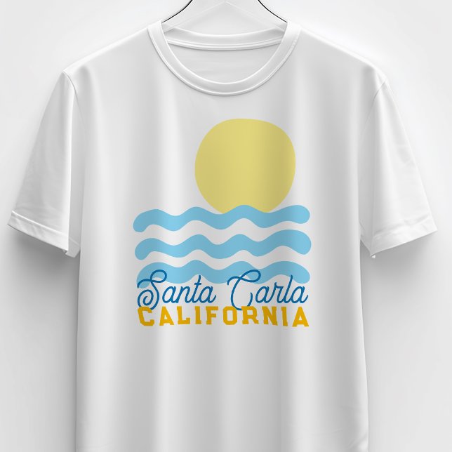 Cute Sun & Sea Customizable w/ Your Town, State  T-Shirt (Creator Uploaded)
