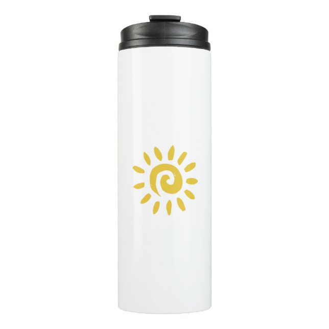 Cute Sun Tumbler - Thermal Travel (Front)