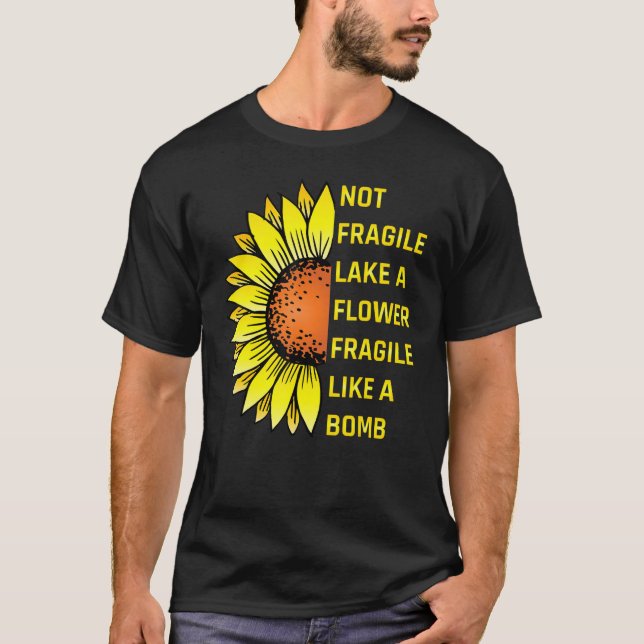 Cute Sunflower Cool Mum Quotes T-Shirt (Front)