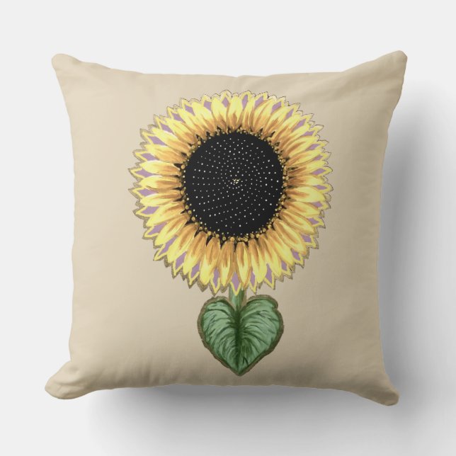 Cute Sunflower Cushion (Front)