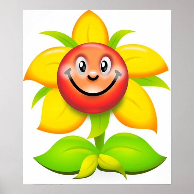 Cute Sunflower Poster (Front)