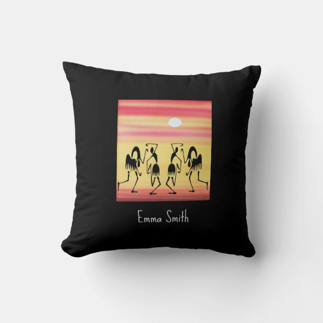 Cute Sunny Day Break Dance  Cushion (Front)