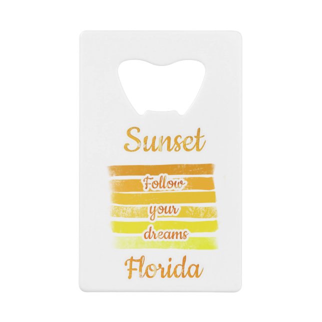 Cute Sunset in Florida   (Front)