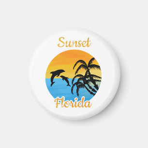 Cute Sunset in Florida Magnet