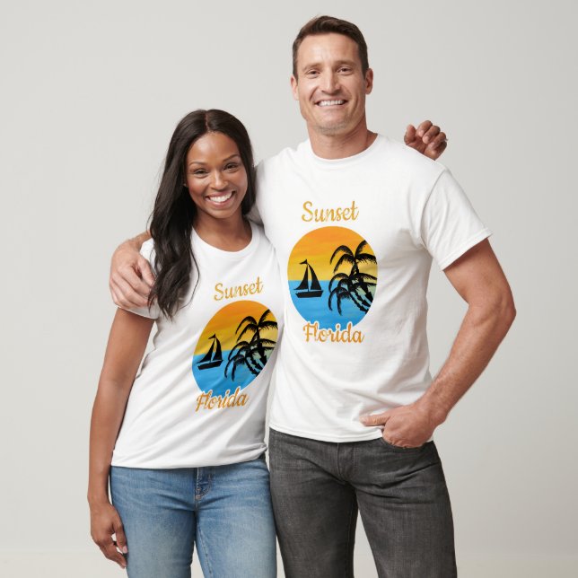Cute Sunset in Florida  T-Shirt (Unisex)