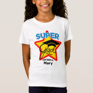 Cute Super Grad Logo - Personalise Name and Year T-Shirt