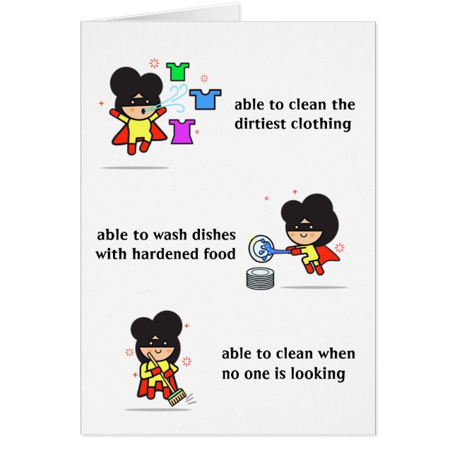 Cute Super Mum Mother's Day (Front)