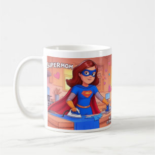 Cute Supermom Mug – Funny Gift for Mum