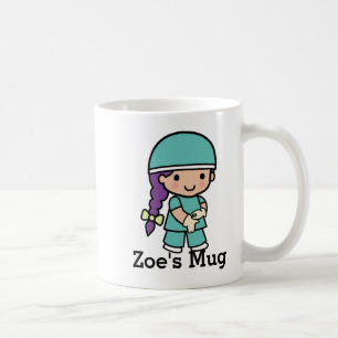 Cute Surgeon in Scrubs Coffee Mug