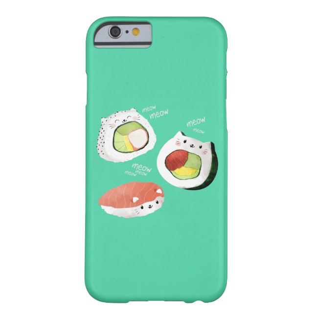 Cute Sushi Cat Case-Mate iPhone Case (Back)