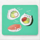 Cute Sushi Cat Mouse Pad (Front)