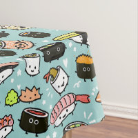 Cute Sushi Characters | Kawaii Sushi Patterned