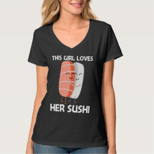 Cute Sushi For Girls Mum Japanese Cuisine Food 1 T-Shirt
