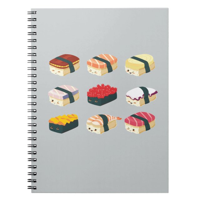 Cute Sushi Notebook (Front)