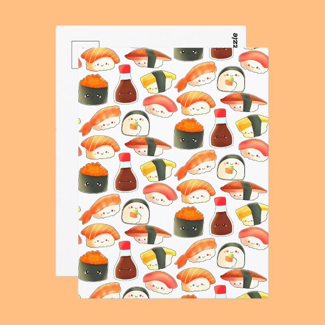 Cute Sushi Postcard (Creator Uploaded)