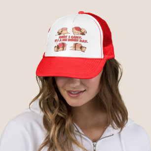 Cute Sushi Pug - No Bones Day Trucker Hat