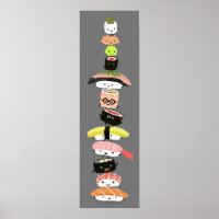 Cute Sushi Stack - Tower of Kawaii Sushi Friends