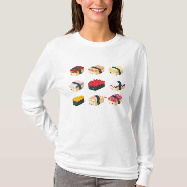 Cute Sushi T-Shirt (Front)