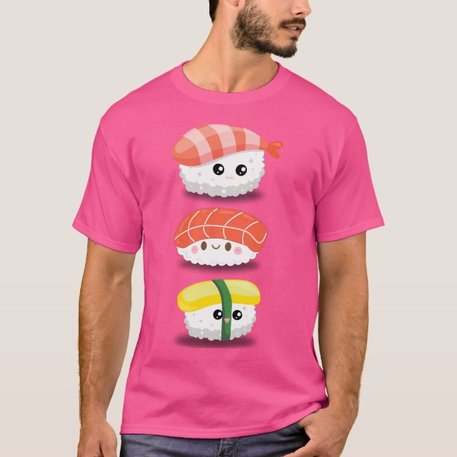 Cute Sushi T-Shirt (Front)