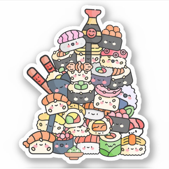 Cute Sushi Tower (Front)