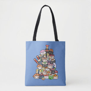 Cute Sushi Tower Tote Bag