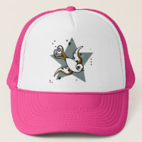 Cute Swallow Tattoo Trucker Hat!