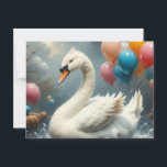 cute swan postcard<br><div class="desc">beuty.</div>