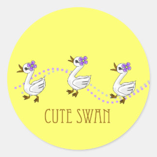 Cute Swan Sticker