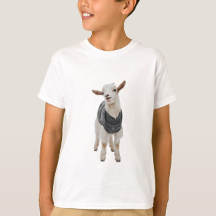 Cute Sweater Goat Baby Animal Illustration Kids