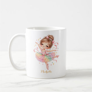 Cute Sweet Ballerina Princess Personalised Coffee Mug