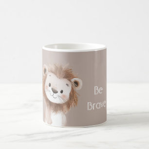 Cute Sweet Brown Lion Coffee Mug