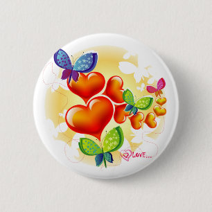 Cute Sweet Colorfull Summer Love Friendship 6 Cm Round Badge