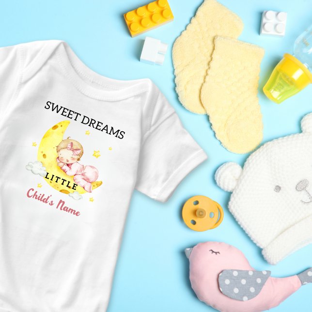 Cute Sweet Dreams Little Baby Girl Custom Bodysuit (Creator Uploaded)