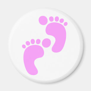 Cute Sweet Footsteps Funny Shirt Magnet