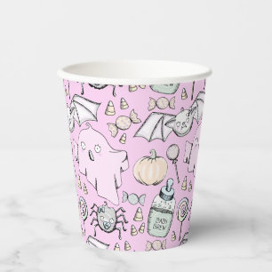 Cute & Sweet Halloween Kids Birthday Paper Cups