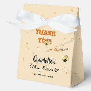 Cute Sweet Honey & Kawaii Eyeball Text Baby Shower Favour Box