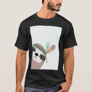 Cute Sweet Sloth Cool Happy Animals Sloth Mode T-Shirt