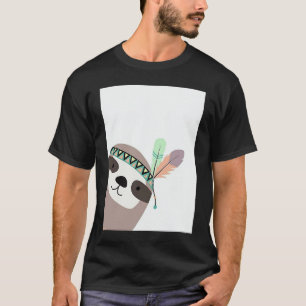 Cute Sweet Sloth Cool Happy Animals Sloth Mode T-Shirt